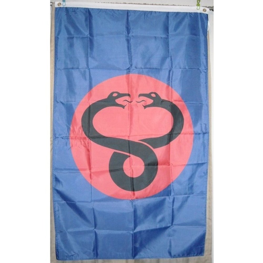 Mumm-Ra Thundercats 3'x5' Blue vertical Flag Banner Silverhawks Plun-Darr